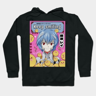 KEEP SMILING - AYANAMI REI Hoodie